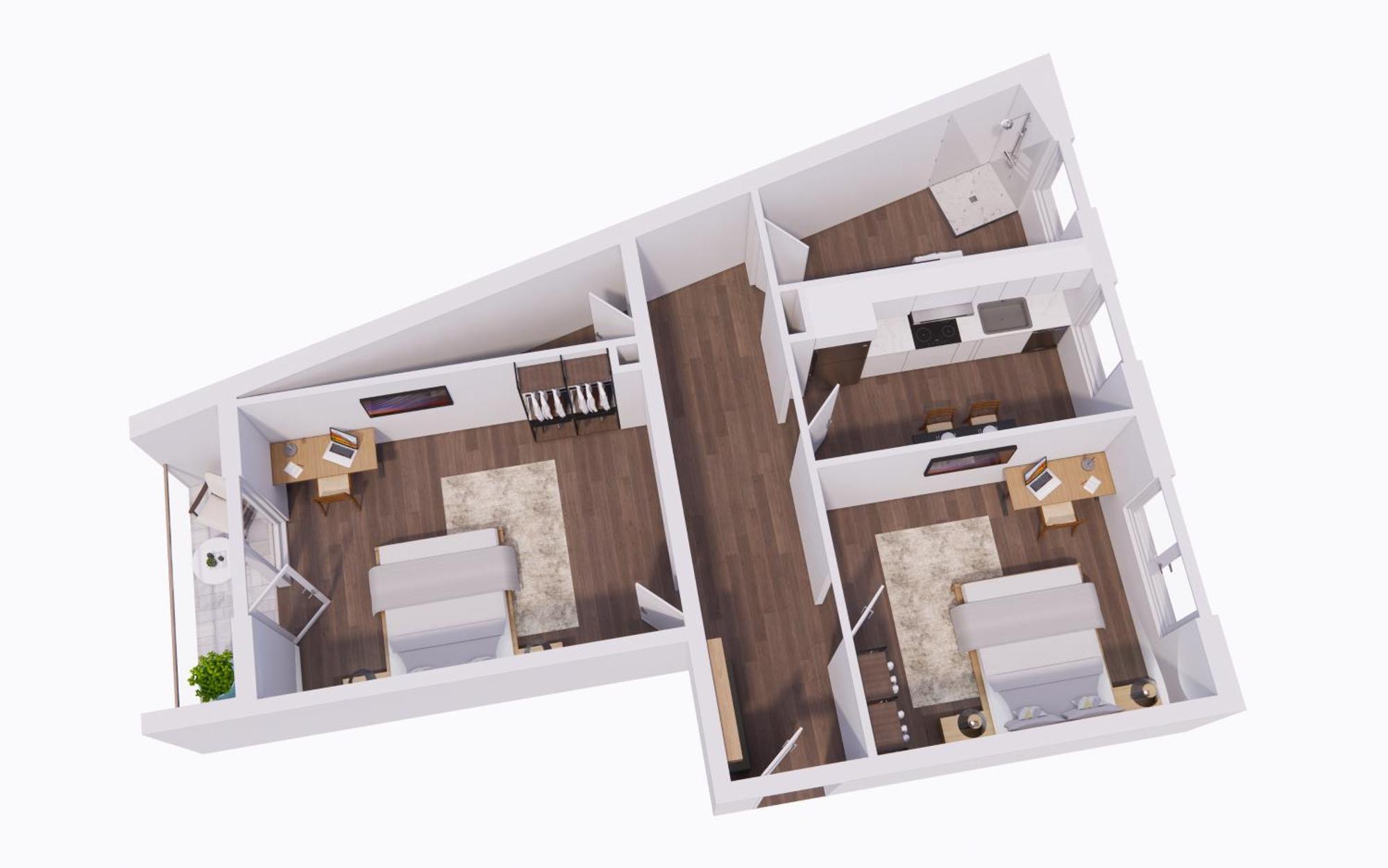 Falk Homes- Luxus Apartment, Ideal Fuer Geschaeftsreisende & Familien - Nahe Messe, Mit Balkon, Arbeitsplatz & Parkplatz Im Zentrum Nuernbergs, Self Check-in Apartment *