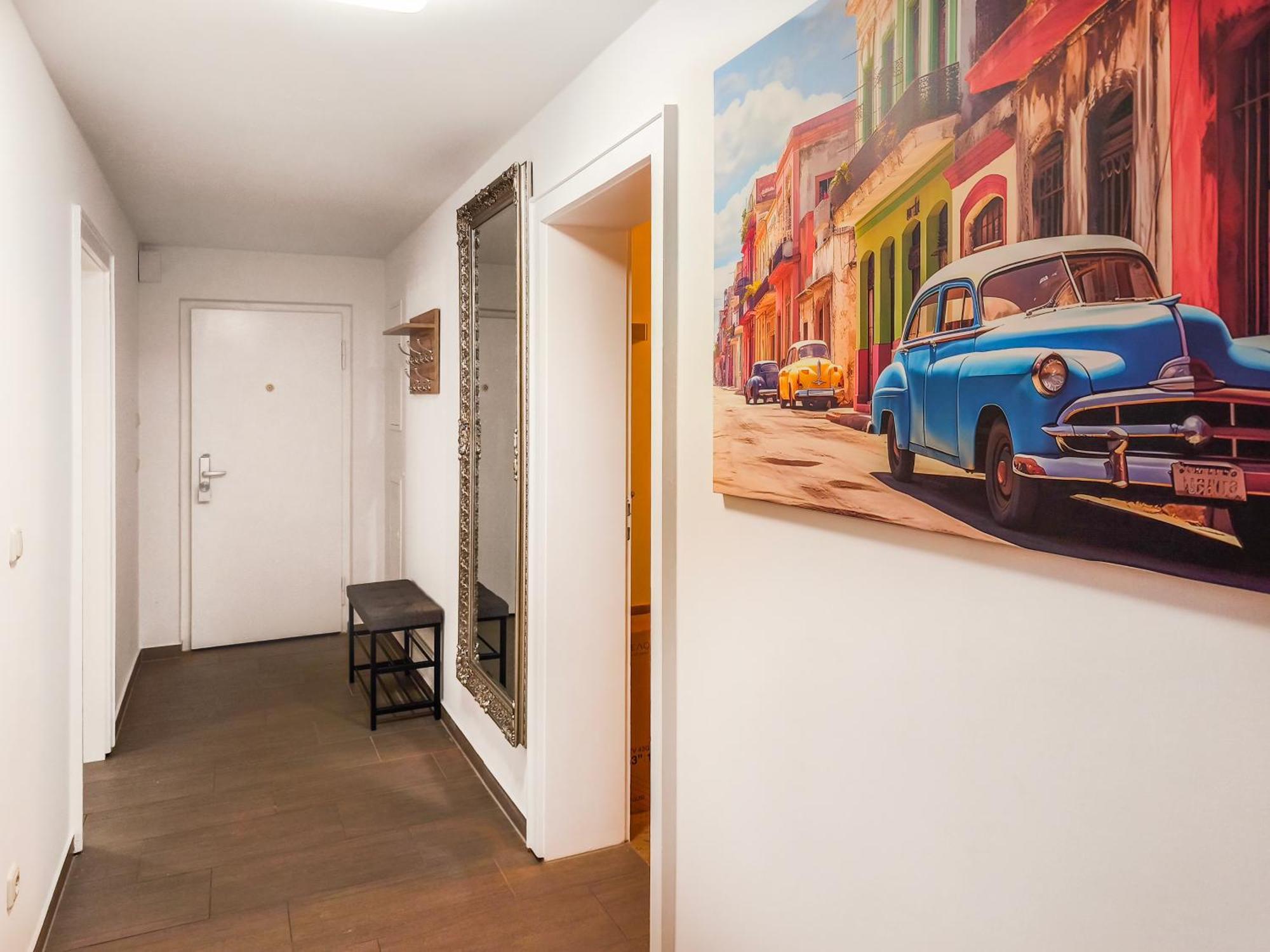 Falk Homes- Luxus Apartment, Ideal Fuer Geschaeftsreisende & Familien - Nahe Messe, Mit Balkon, Arbeitsplatz & Parkplatz Im Zentrum Nuernbergs, Self Check-in